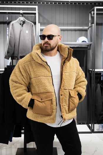 Cep Detaylı Peluş Mont (İGKR11)