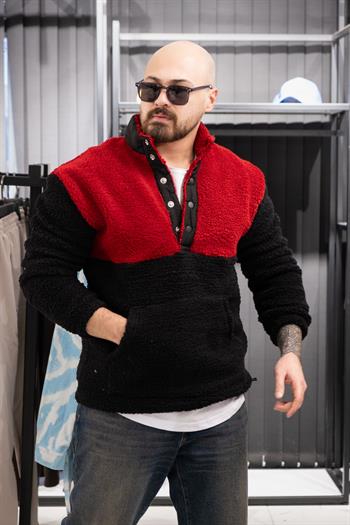 Çıtçıt Detaylı Peluş Sweatshirt (FR-SKS01)