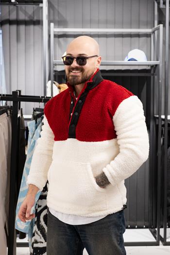 Çıtçıt Detaylı Peluş Sweatshirt (FR-SKB01)