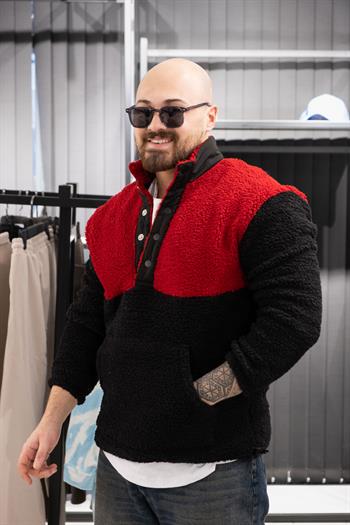 Çıtçıt Detaylı Peluş Sweatshirt (FR-SKS01)