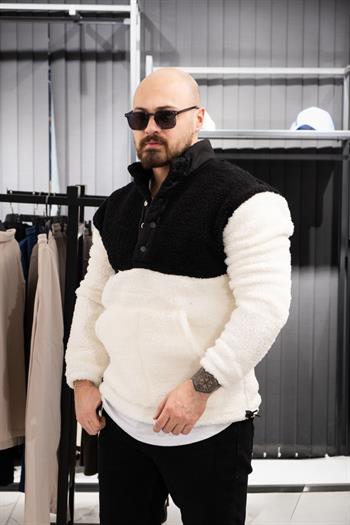 Çıtçıt Detaylı Peluş Sweatshirt (FR-U1)
