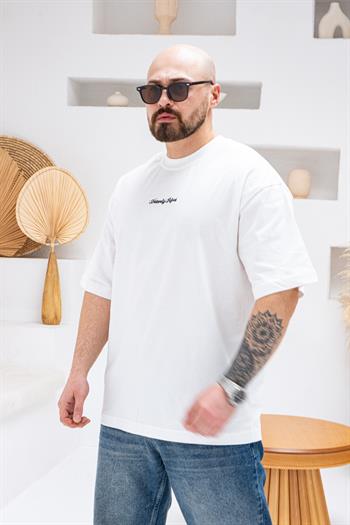 Dog Sırt Baskılı Rahat Kalıp T-Shirt(TSB70)