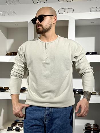 Düğme Detaylı Kampanyalı Sweatshirt (SVTG78)