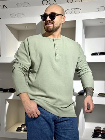 Düğme Detaylı Kampanyalı Sweatshirt (SVTY78)