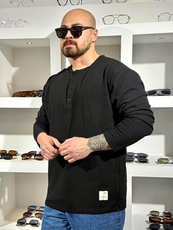 Düğme Detaylı Kampanyalı Sweatshirt (SVTS78)