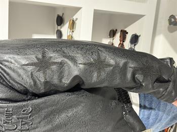 Erkek Deri R Your Style Nakışlı Astarlı Deri Mont (MTS63)