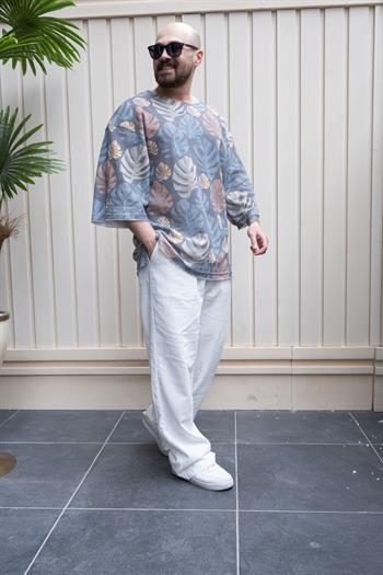 Fakir Kol Dijital Baskılı Oversize T-Shirt (TS20)