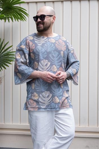 Fakir Kol Dijital Baskılı Oversize T-Shirt (TS20)