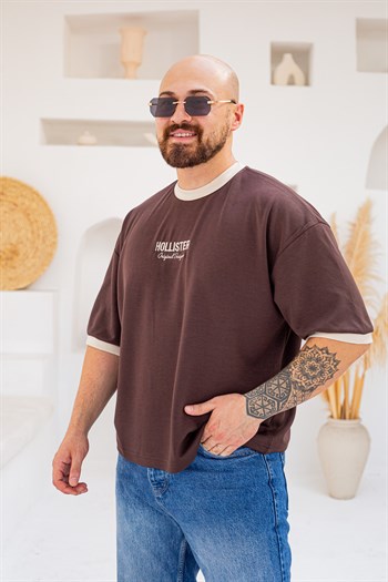 Göğüs Nakış Detaylı Oysho Kumaş T-shirt (TSKA101)