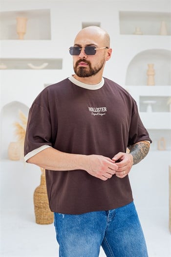 Göğüs Nakış Detaylı Oysho Kumaş T-shirt (TSKA101)