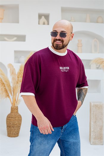 Göğüs Nakış Detaylı Oysho Kumaş T-shirt (TSMO101)