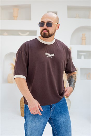 Göğüs Nakış Detaylı Oysho Kumaş T-shirt (TSKA101)