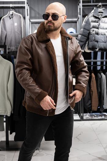 İçi Kürklü Deri Mont (MRCKK05)