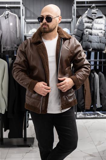 İçi Kürklü Deri Mont (MRCKK05)