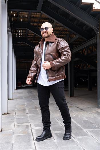 İçi Kürklü Deri Mont (MRCKA10)