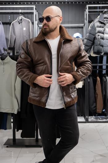 İçi Kürklü Deri Mont (MRCKK09)