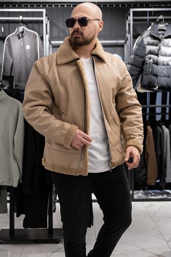 İçi Kürklü Deri Mont (MRCKR05)