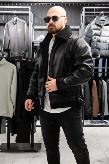 İçi Kürklü Deri Mont (MRCS05)