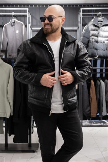 İçi Kürklü Deri Mont (MRCSS09)