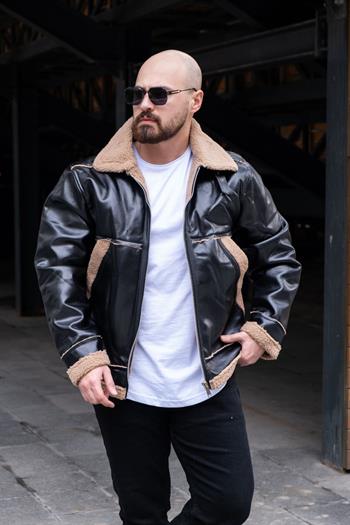 İçi Kürklü Deri Mont (MRCS10)