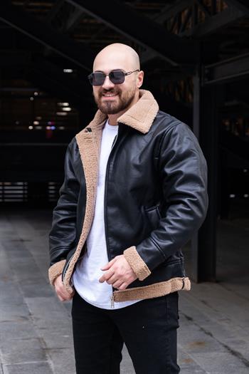 İçi Kürklü Deri Mont (MRCSKR05)