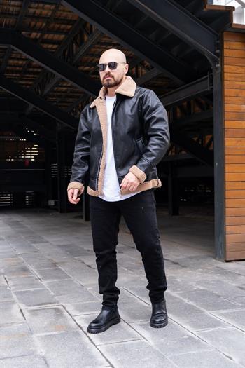 İçi Kürklü Deri Mont (MRCSKR05)