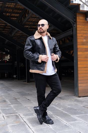 İçi Kürklü Deri Mont (MRCSKR05)