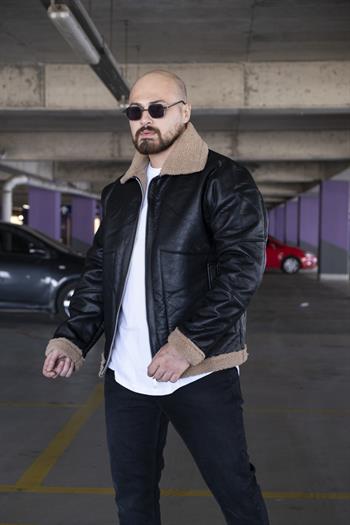 İçi Kürklü Deri Mont (MTSK04)