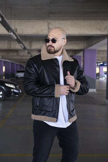 İçi Kürklü Deri Mont (MTSK04)