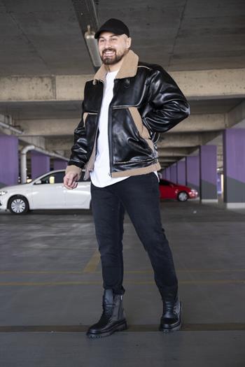 İçi Kürklü Deri Mont (MTSK05)