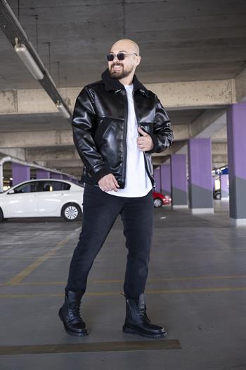 İçi Kürklü Deri Mont (MTSS05)