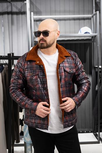 İçi Kürklü Ekoseli Mont (SRM-EKO)