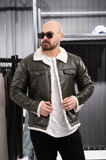 İçi Kürklü Mont (SRM-HAKİ-BEY.)