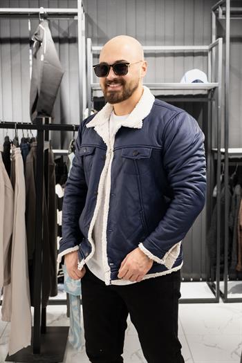 İçi Kürklü Mont (SRM-LACIVERT)