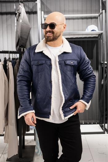 İçi Kürklü Mont (SRM-LACIVERT)