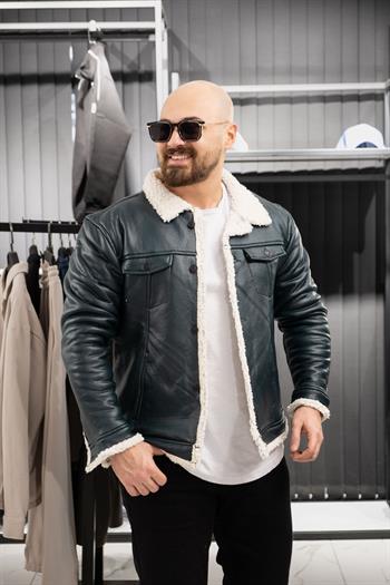 İçi Kürklü Mont (SRM-P.YEŞİL)