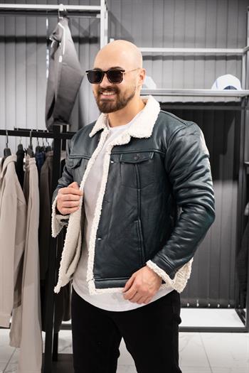 İçi Kürklü Mont (SRM-P.YEŞİL)