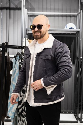 İçi Kürklü Mont (SRM-SİY.BEYAZ)