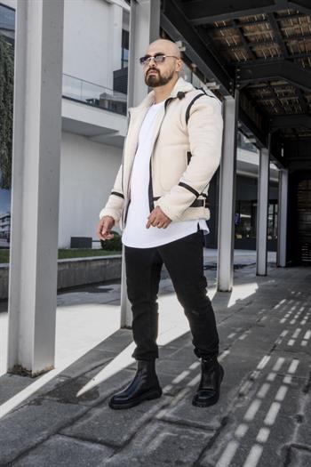 İçi Kürklü Nubuk Deri Mont (MTB07)