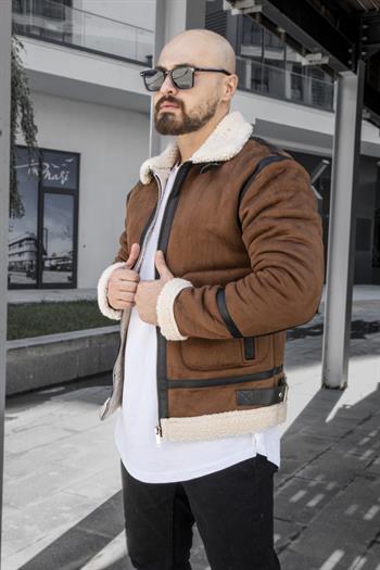 İçi Kürklü Nubuk Deri Mont (MTK07)