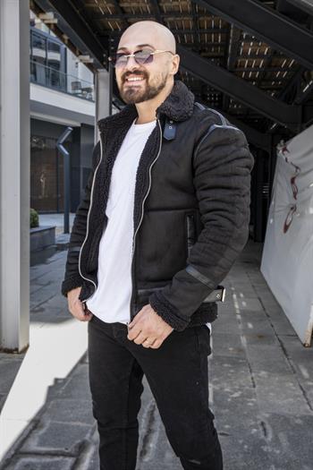 İçi Kürklü Nubuk Deri Mont (MTS07)