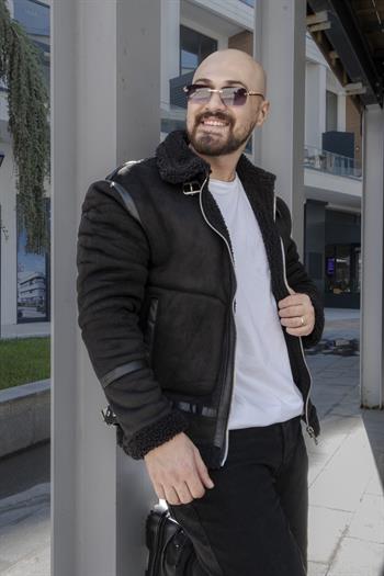 İçi Kürklü Nubuk Deri Mont (MTS07)