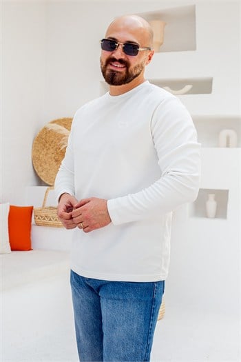 İçi Pamuklu Regular Fit Sweatshirt (SVTB58)