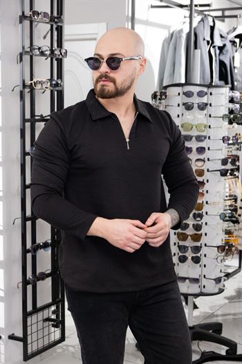 İçi Polarlı Polo Yaka Sweat (K-SWTS29)