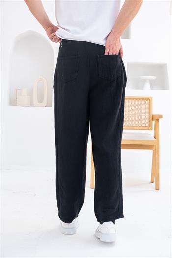 İnce Gabardin Şerit Detaylı Jogger Pantolon (JGS34)
