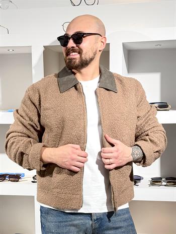 İthal Kıvırcık Kaşe Mont (MTKA65)