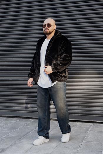 İthal Kumaş Peluş Ceket (MEVS28)