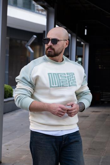 Kabartma Baskı Detaylı Sweatshirt (SVTK32)