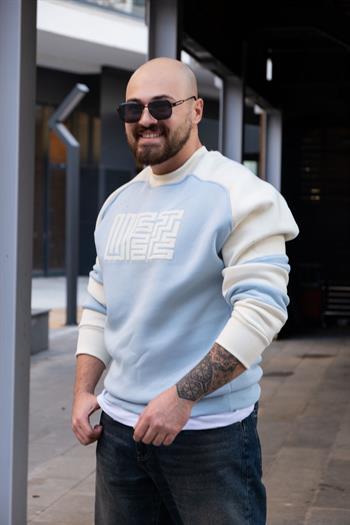 Kabartma Baskı Detaylı Sweatshirt (SVTM32)