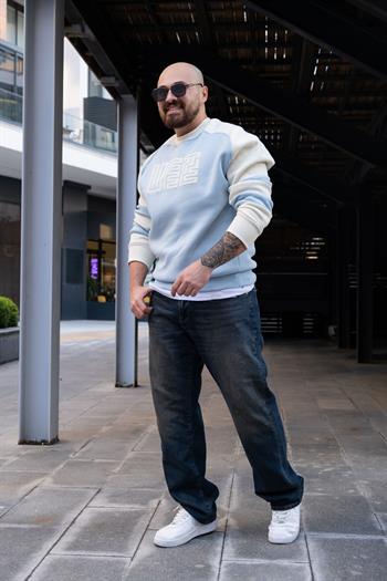 Kabartma Baskı Detaylı Sweatshirt (SVTM32)